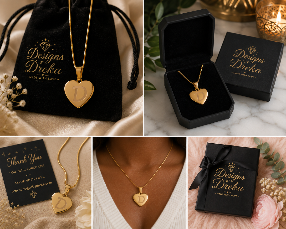 Personalized Engraved Heart Necklace