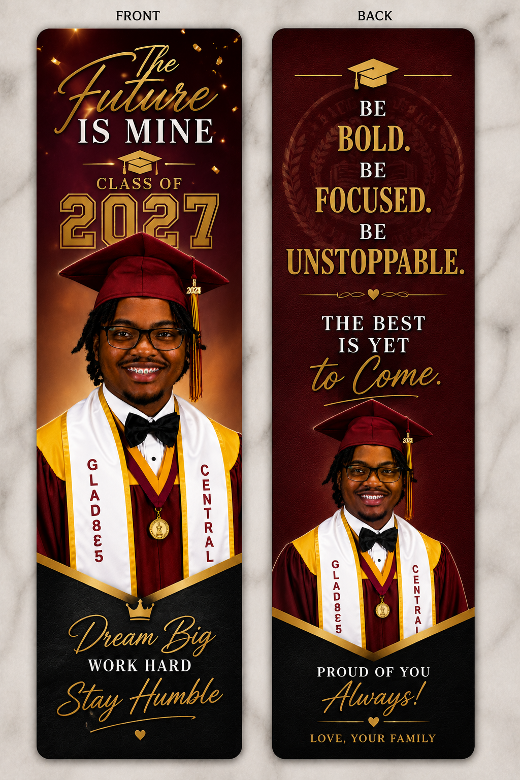 Custom Double-Sided Bookmarks