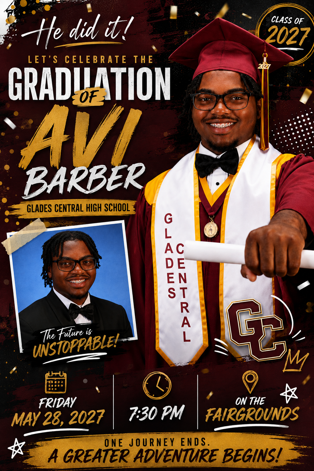 Personalized 4×6 Graduation Cards