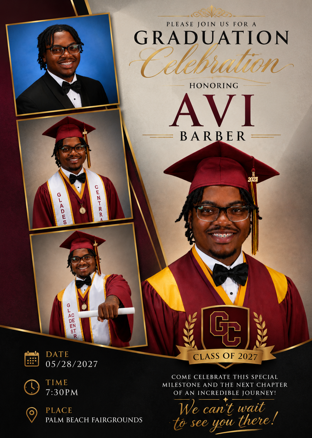 Personalized 4×6 Graduation Cards
