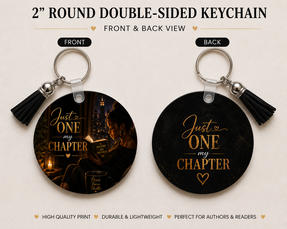 Custom Double-Sided Photo Keychain